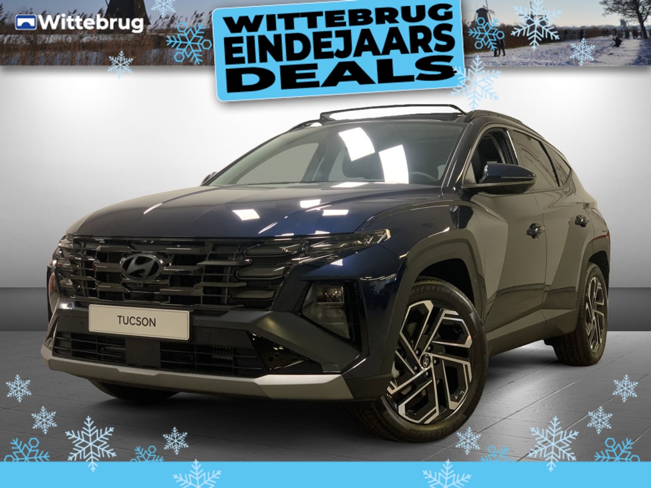 Hyundai Tucson - 1.6 T-GDI PHEV Premium Sky Plug-In Hybride met Panoramaschuifdak, Navigatie en Lederen bek - AutoWereld.nl