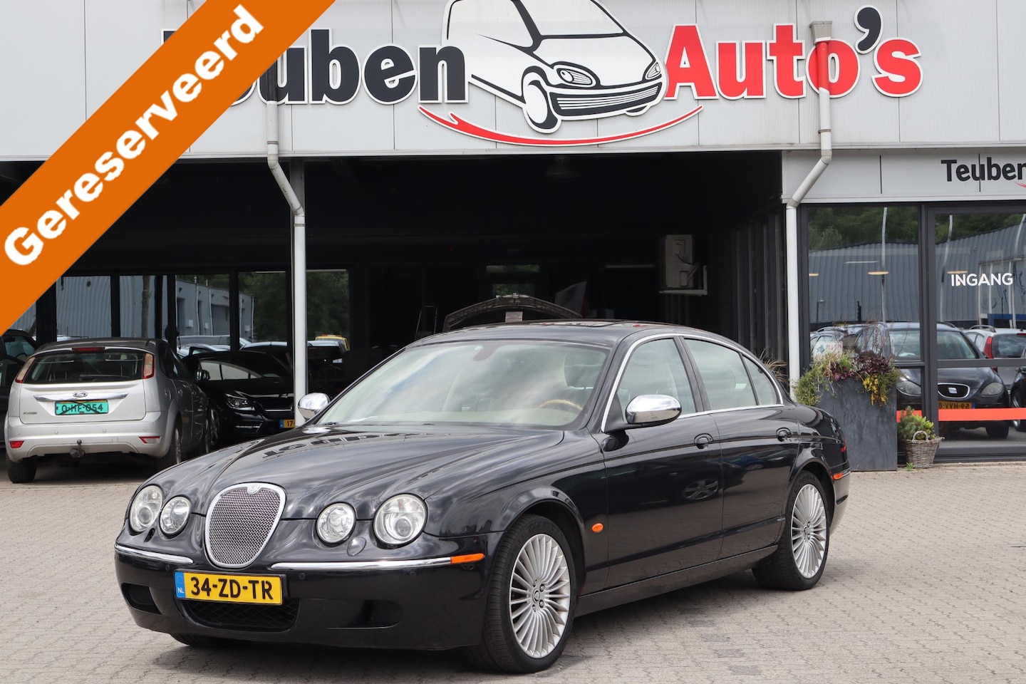 Jaguar S-type - 2.7D V6 Executive Navigatie, Schuif- kanteldak, Alpine installatie, Stoelverwarming, Leder - AutoWereld.nl