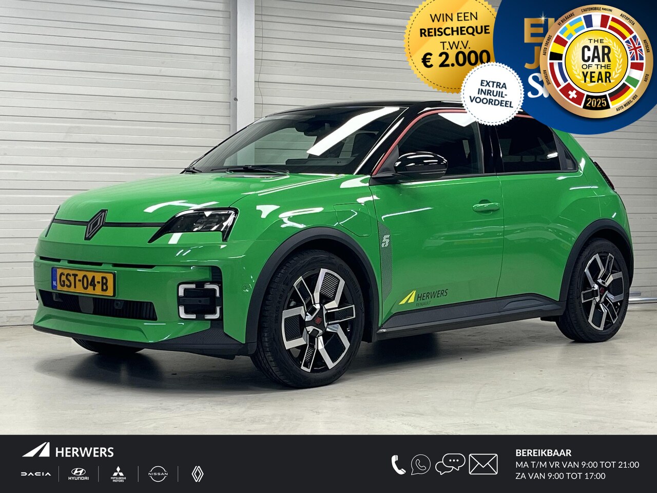 Renault 5 - comfort range Techno 52 kWh AUTOMAAT / Voorstoelen + stuurwiel verwarmd / Parkeersensoren - AutoWereld.nl