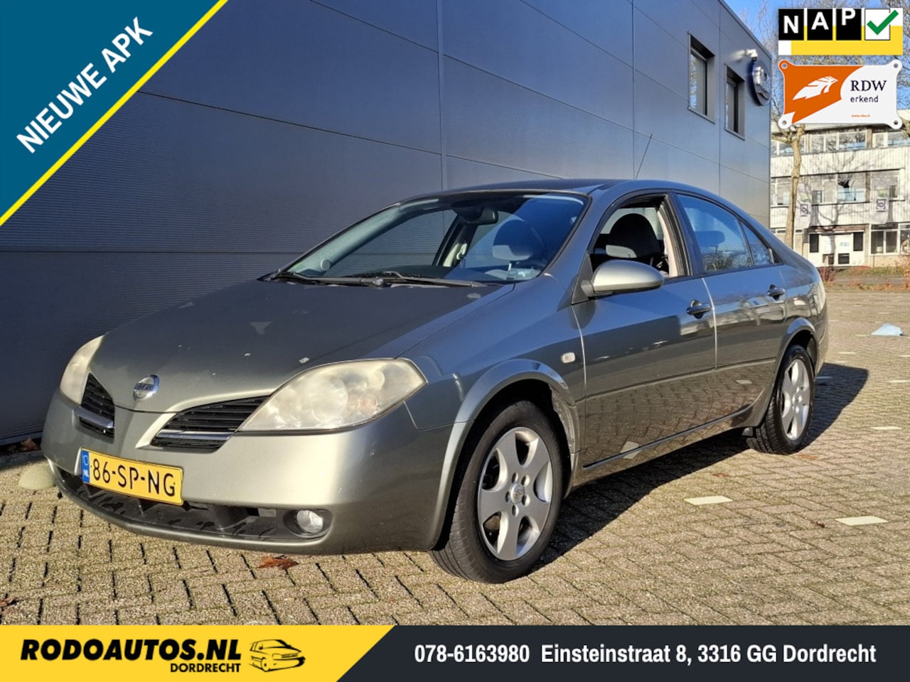 Nissan Primera - 1.8 Visia Airco/Navi/Camera/ 112dkm ✅ - AutoWereld.nl