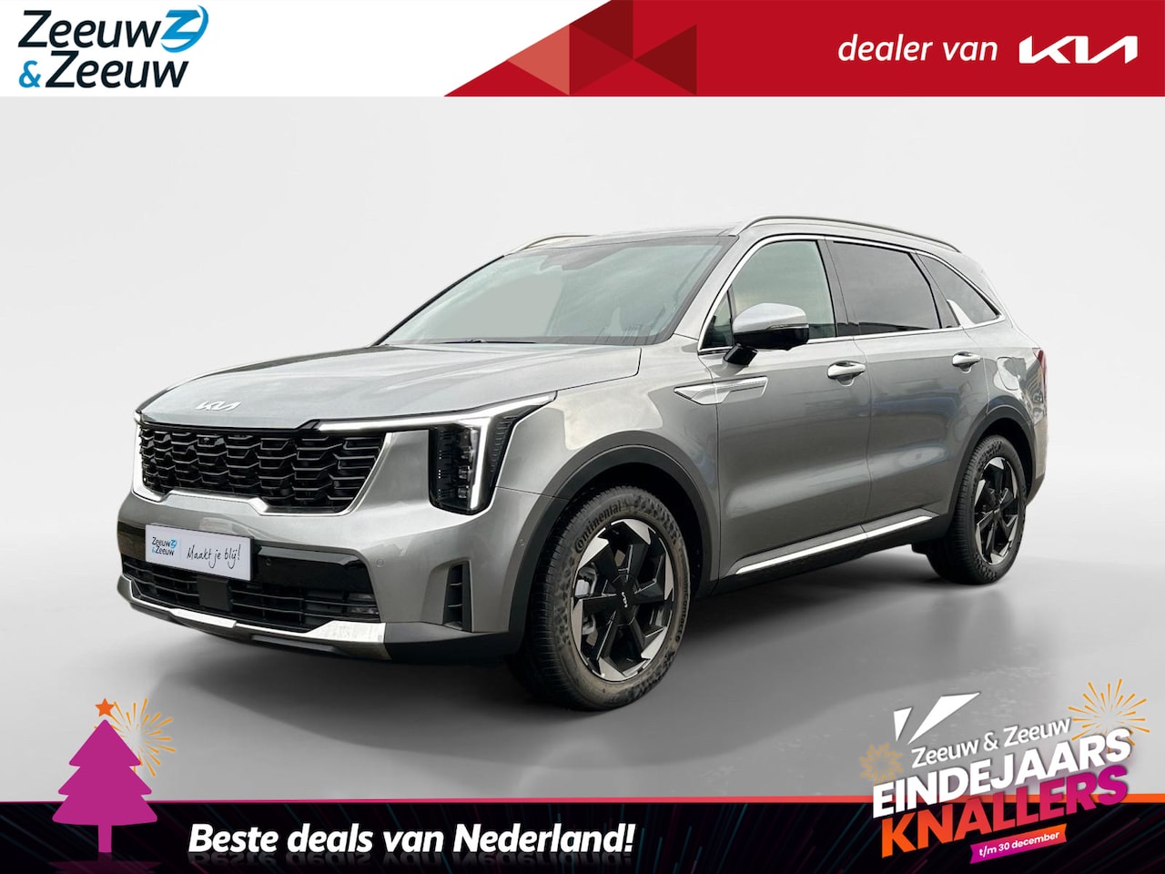 Kia Sorento - 1.6 T-GDi Plug-in Hybrid 4WD ExecutiveLine 7p. NIEUW TE BESTELLEN | Nu met €1.500,- inruil - AutoWereld.nl