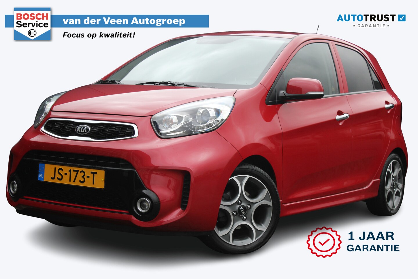 Kia Picanto - 1.2 CVVT SportsLine Navigator | incl. 12 maanden garantie | Camera | 15" LMV | Keyless ent - AutoWereld.nl