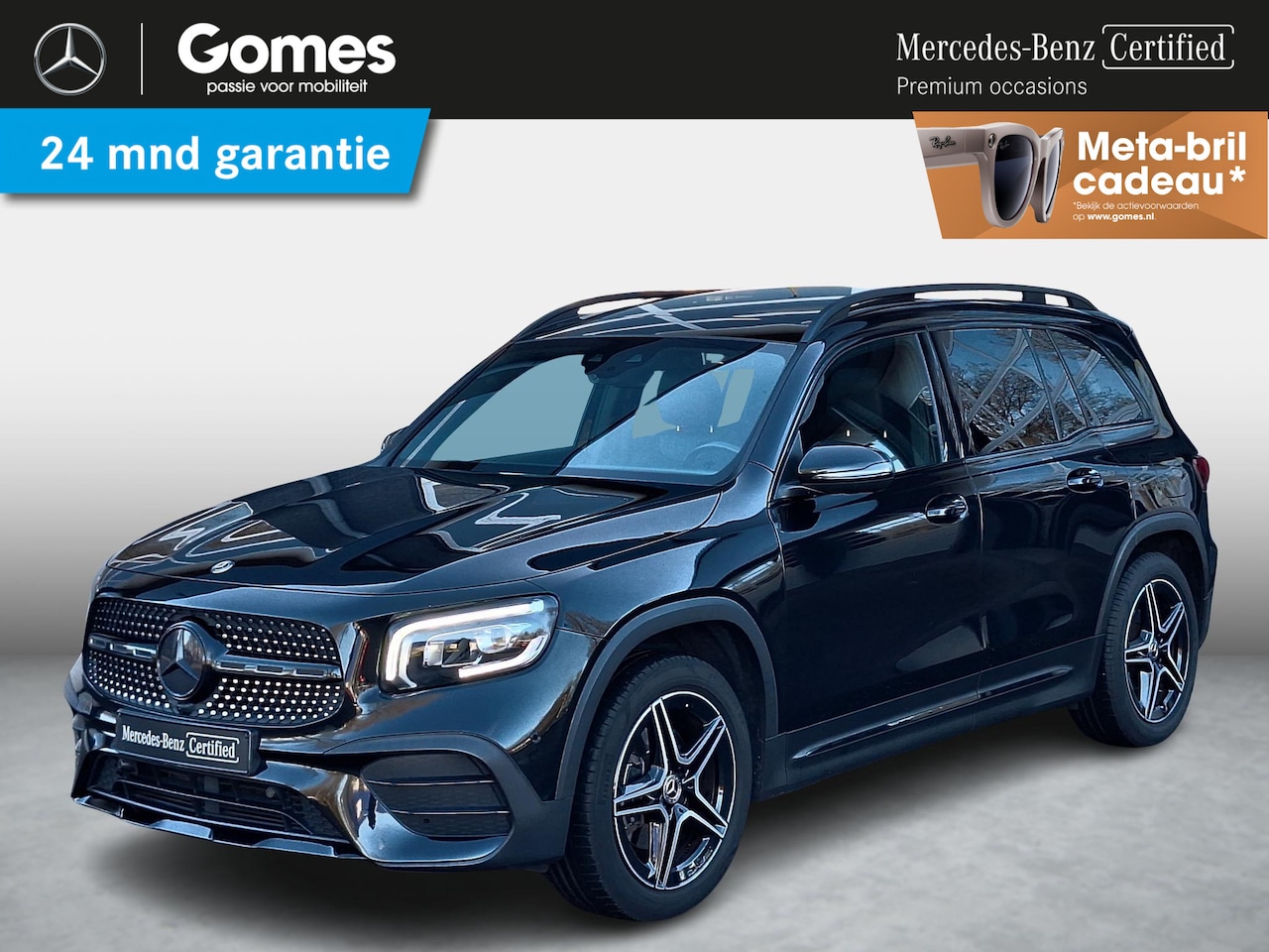Mercedes-Benz GLB - 200 Business Solution AMG | Trekhaak afneembaar | Panoramadak | Night pakket | Achteruitri - AutoWereld.nl