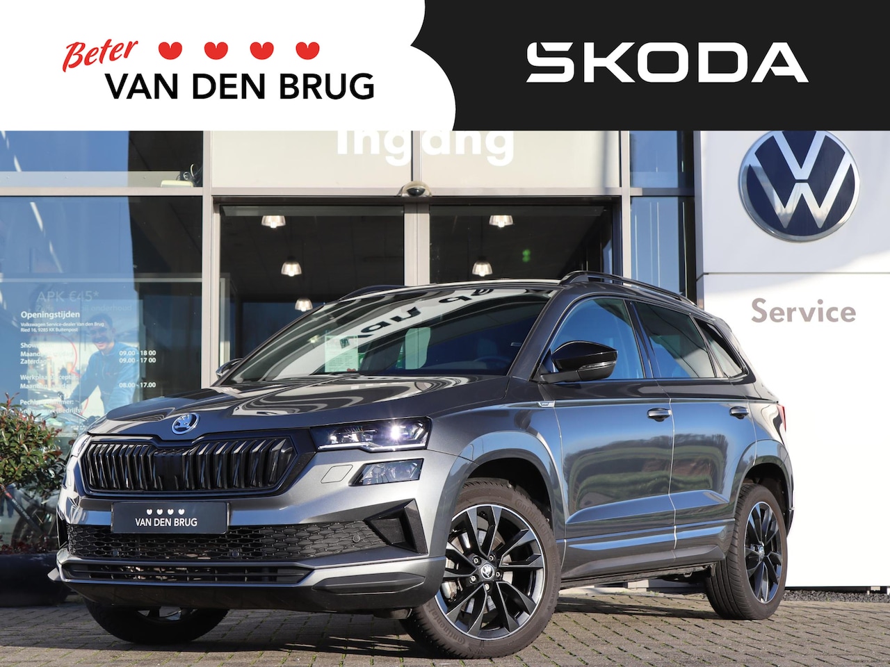 Skoda Karoq - 1.5 TSI 150 pk DSG ACT Sportline | Trekhaak | Camera | SmartLink | Stoel + Stuurverwarming - AutoWereld.nl