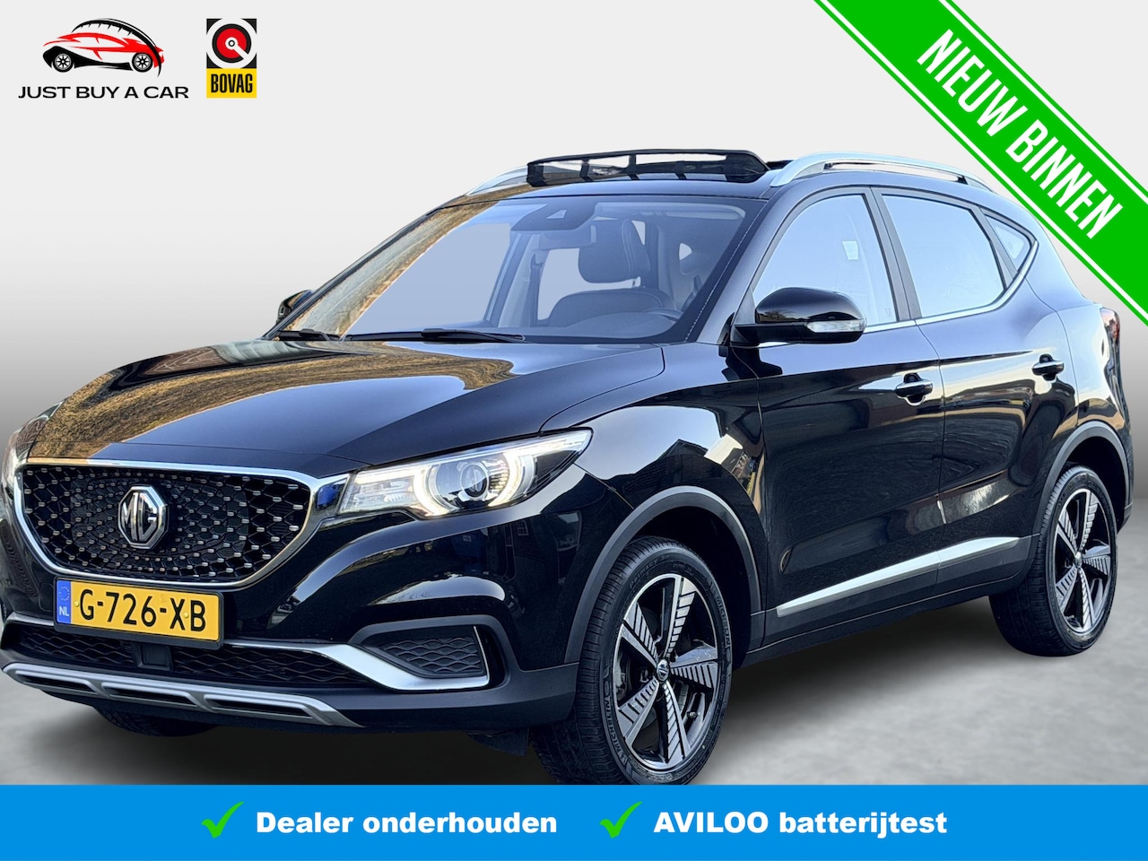 MG ZS - Luxury 45 kWh SoH 91,2% / 1e eigenaar / Panoramadak / Leder / Stoelverwarming / Navigatie - AutoWereld.nl