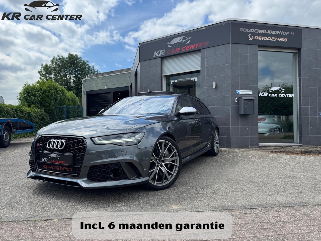 Audi RS6 - Quattro Performance PANO-CARBON-CERAMIC-MEMORY-HUD - AutoWereld.nl