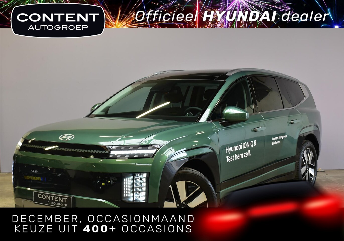 Hyundai IONIQ 9 - 110,3 kWh 308pk AWD Connect+ Elektrisch wegklapbare trekhaak - AutoWereld.nl