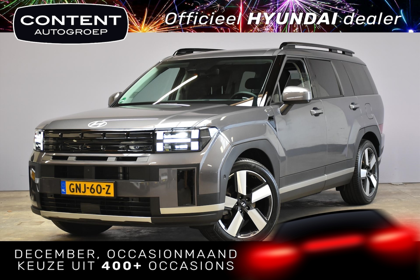 Hyundai Santa Fe - 1.6 T-GDi HEV A/T Premium Sky 7 zits I Schuifdak - AutoWereld.nl