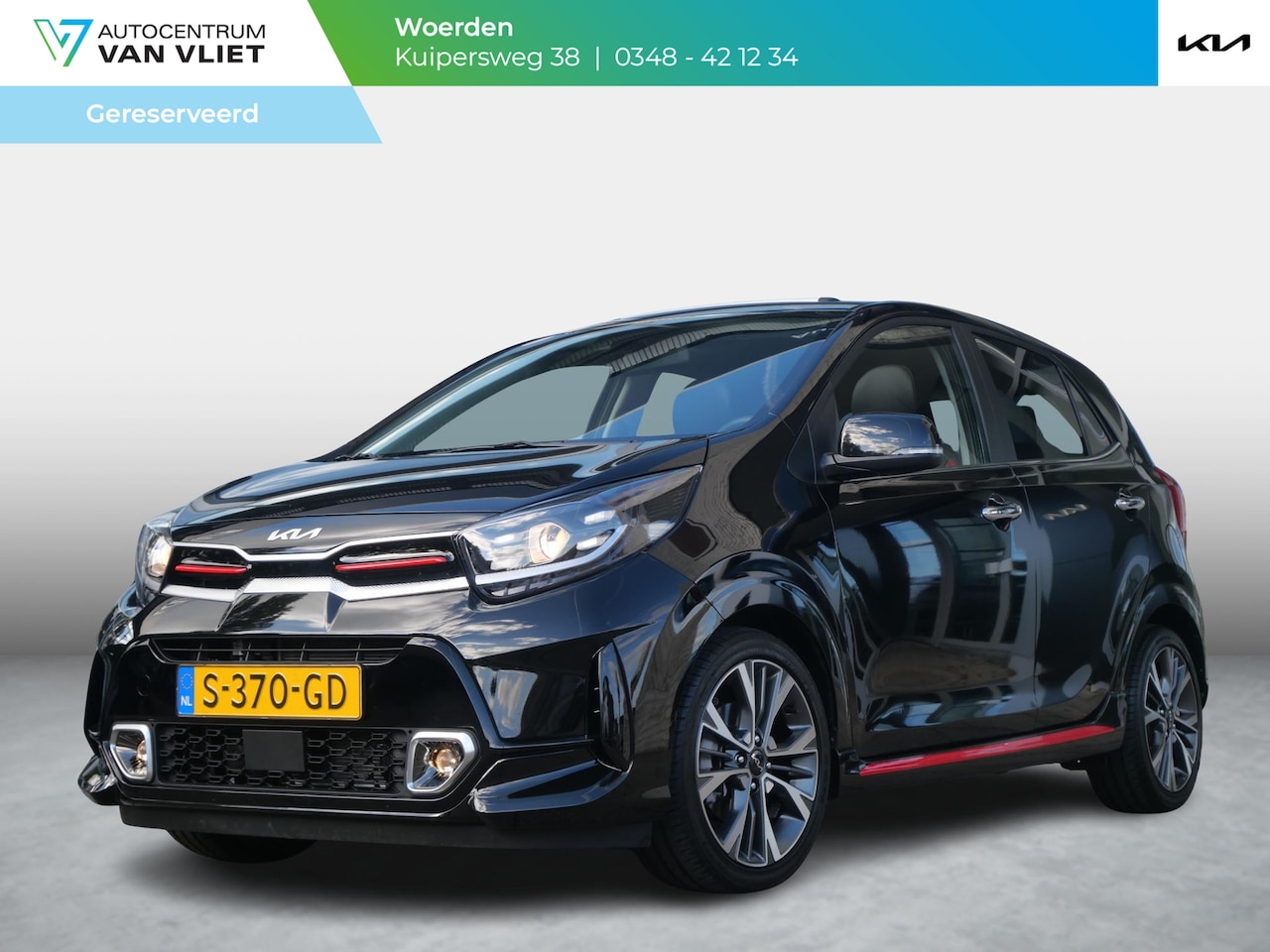 Kia Picanto - 1.0 T-GDi GT-Line 5p | Cruise | Clima | Camera | Carplay | Navi | Schuif-kanteldak | Stoel - AutoWereld.nl