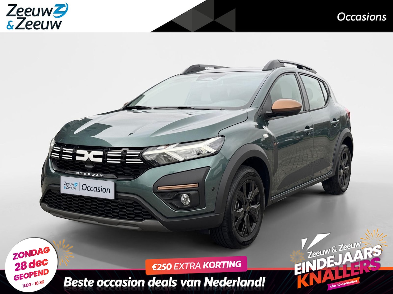 Dacia Sandero Stepway - 90PK CVT TCe Extreme Automaat | 1e eigenaar | NAP | Camera | Parkeersensoren | Apple CarPl - AutoWereld.nl