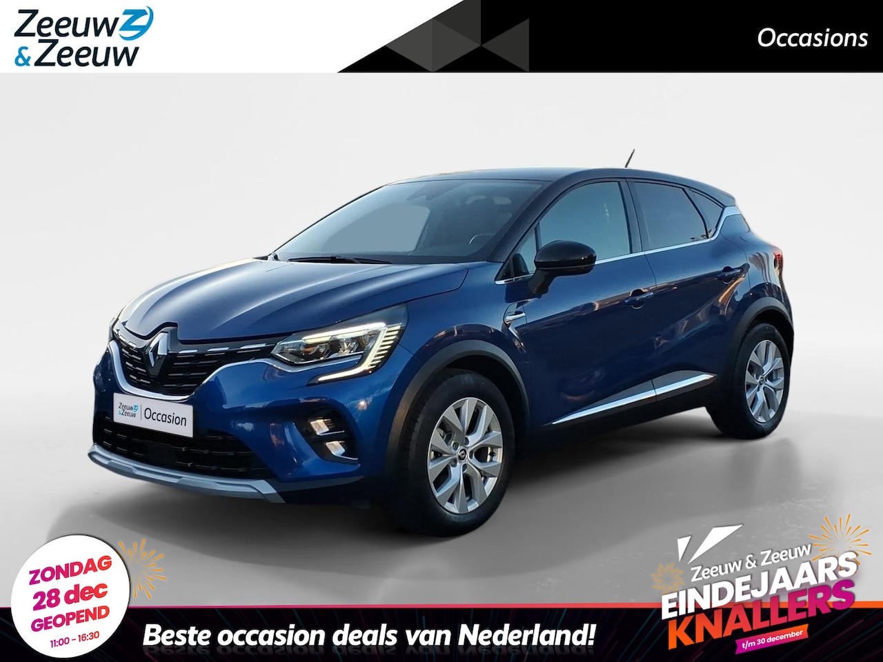 Renault Captur - 1.6 E-Tech Hybrid 145 Intens Airco | Android/Applecarplay | 1 jaar Garantie - AutoWereld.nl