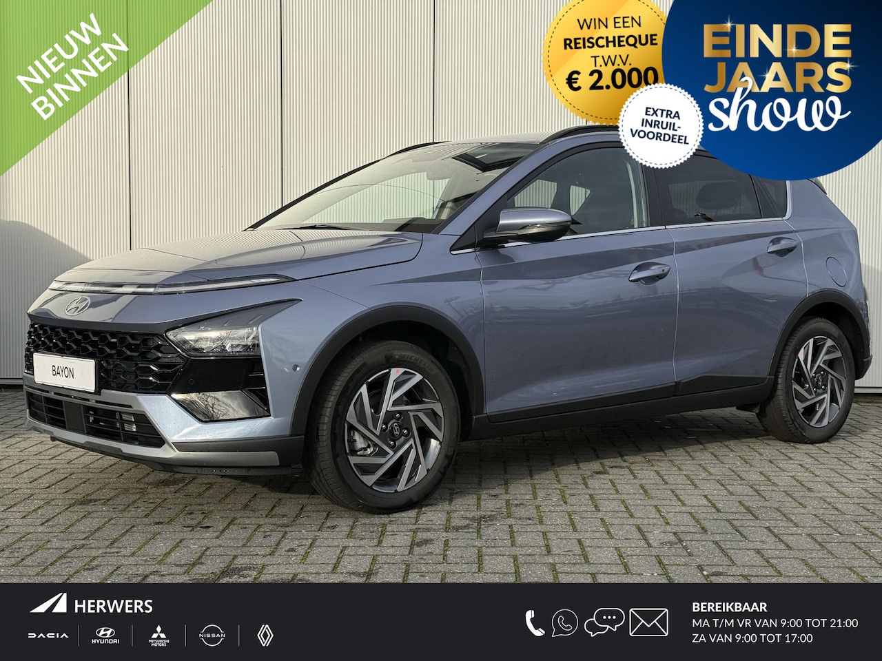 Hyundai Bayon - 1.0 T-GDI Premium / 1000 Voordeel / Dodehoekdetectie / Stoel- & Stuurverwarming / Achterui - AutoWereld.nl