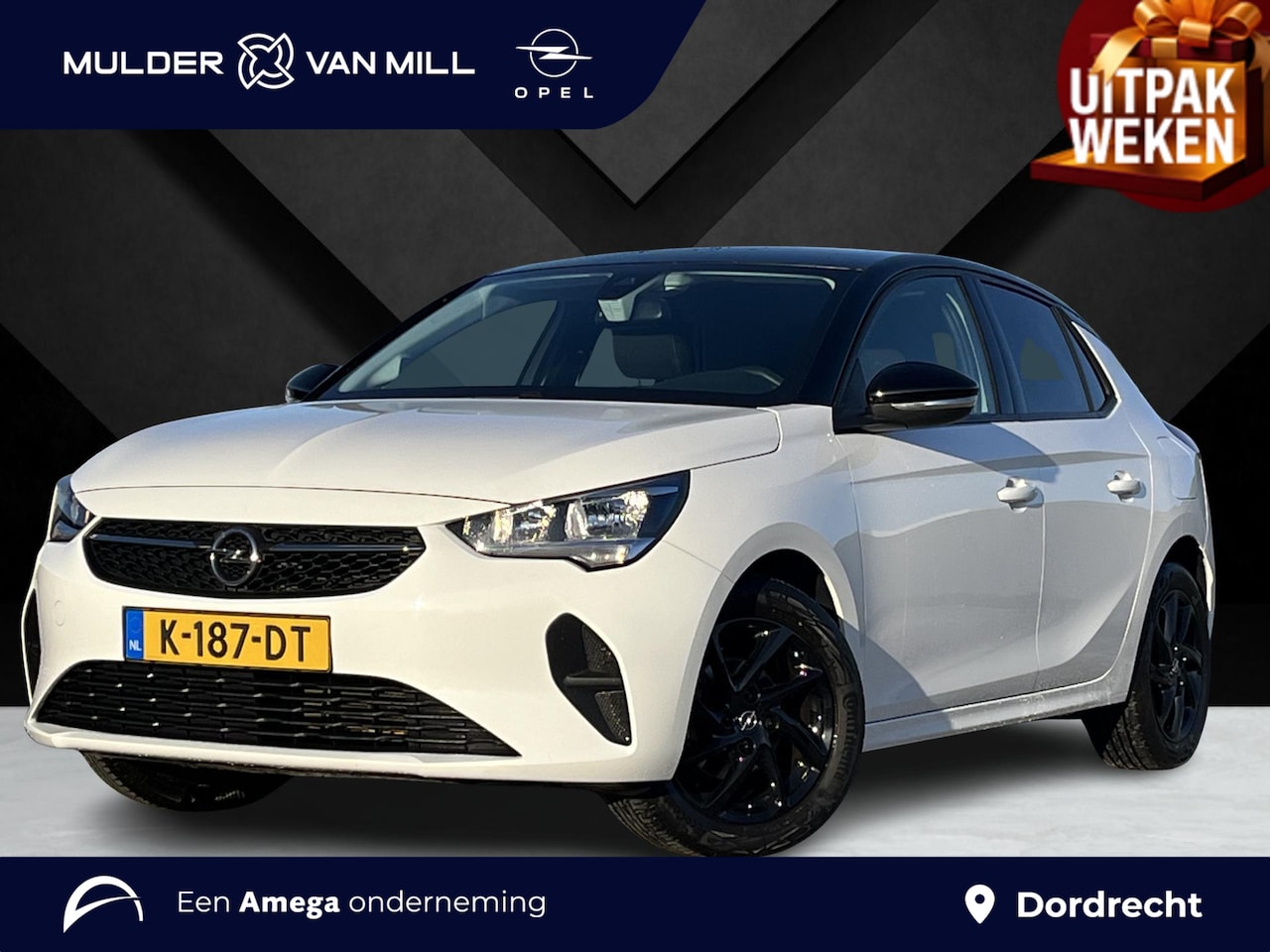 Opel Corsa - Edition+ 1.2 75pk | BLACK PACK | 180° CAMERA | APPLE CARPLAY / ANDROID AUTO | DONKER GETIN - AutoWereld.nl