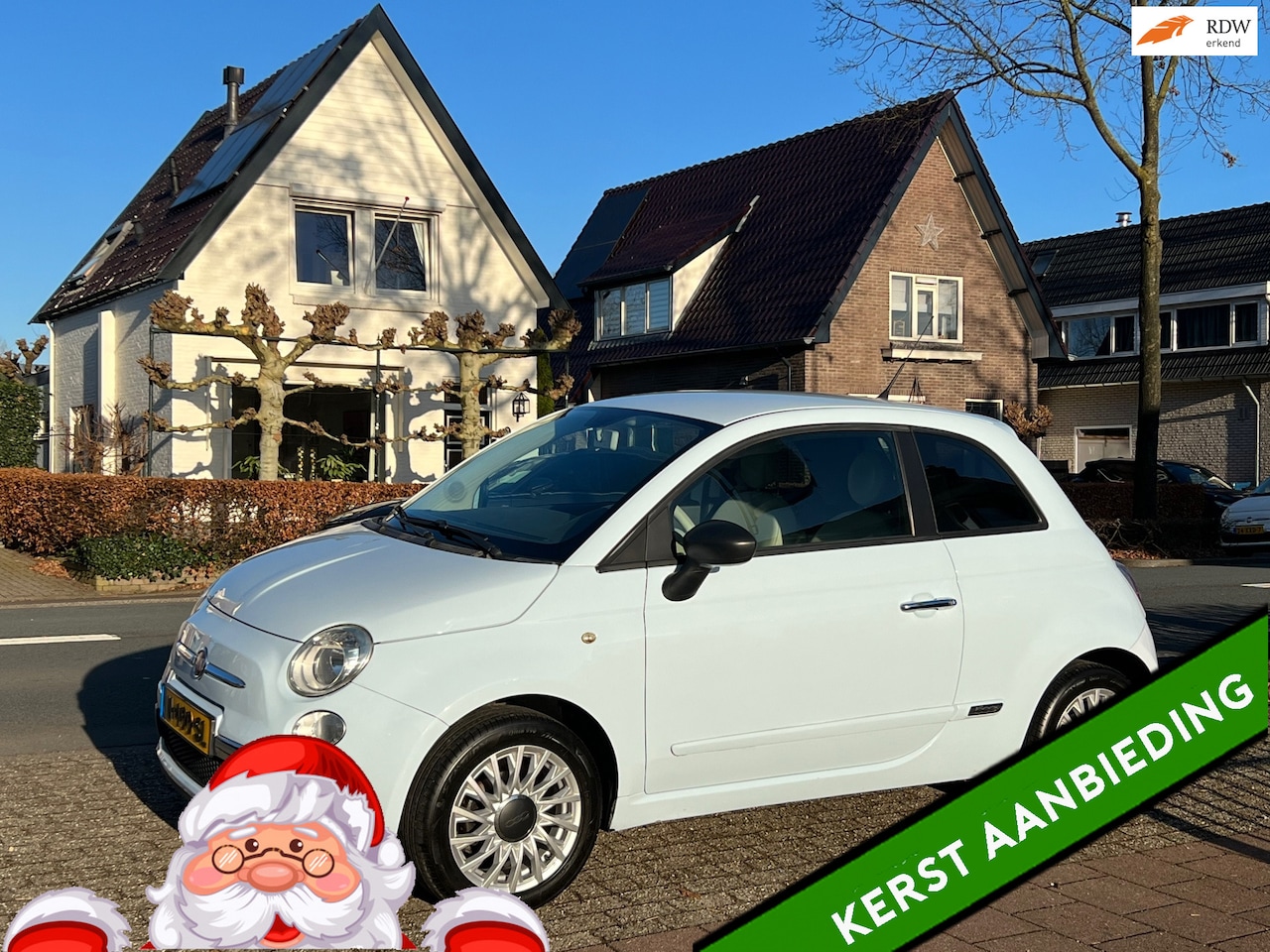 Fiat 500 - 1.2 babyblauw 107.000 km - AutoWereld.nl