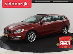 Volvo V60 - 2.4 D6 AWD Plug-In Hybrid Summum | Schuifdak | Trekhaak | Leder | Stoelverwarming | Adapti