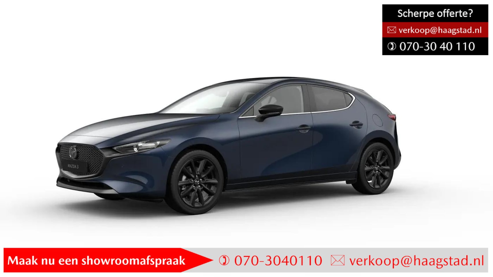 Mazda 3 - 2.0 e-SkyActiv-X M Hybrid 186 Takumi Haagstad netto deal! (huidige nieuwprijs €45.590) - AutoWereld.nl