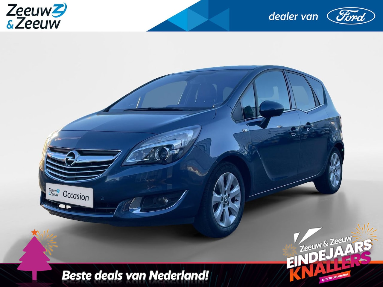 Opel Meriva - 1.4 Turbo Blitz | Trekhaak | Camera | Airco | Metaallak | Navigatie - AutoWereld.nl