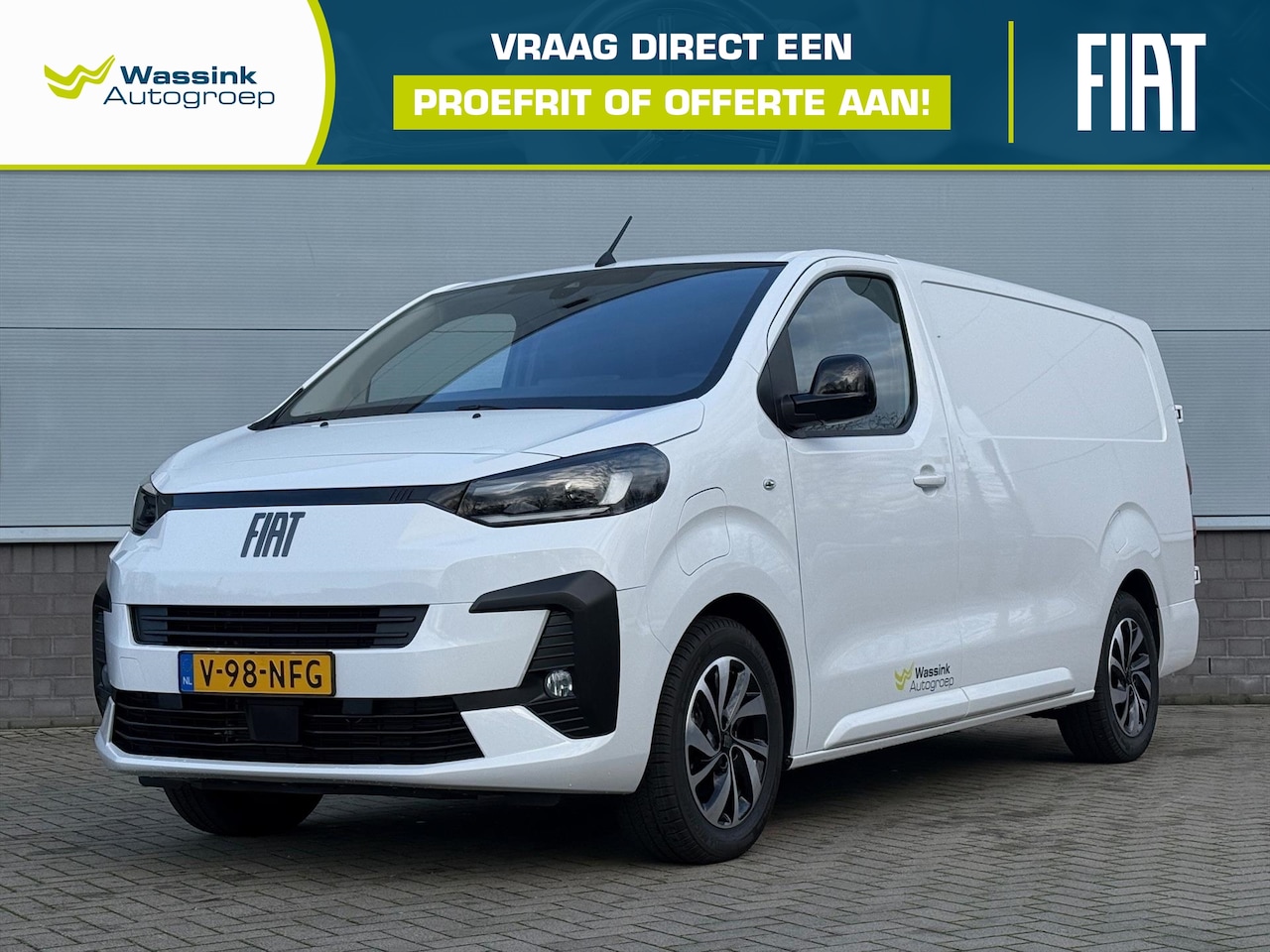 Fiat Scudo - GB Elektrisch 75kWh 136pk L3 | Camera | Parkeersensoren | Betimmerd | Cruise Control - AutoWereld.nl