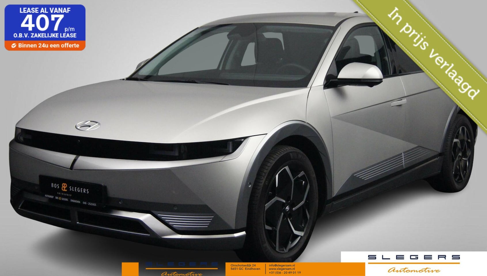 Hyundai IONIQ 5 - 58 KWH Lounge Techniq +Uniq pakket Bose Leer Head up zeer kompleet duurste uitvoering leas - AutoWereld.nl