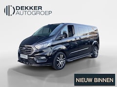 Ford Transit Custom - 300 2.0 TDCI 170 pk Automaat L2H1 Limited DC Dubbele Cabine, Lederen bekleding, bijrijders