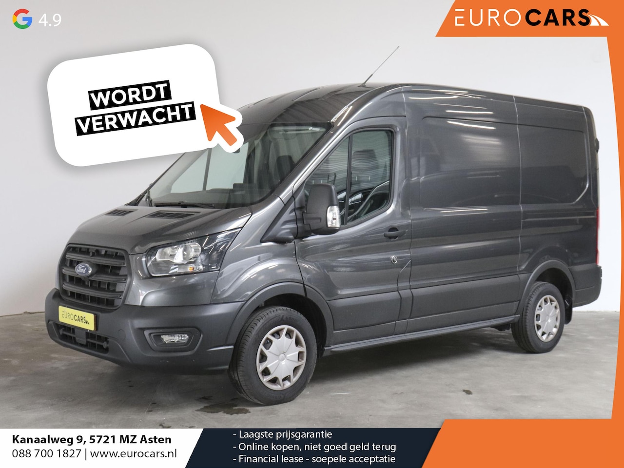 Ford Transit - 105PK L2H2 Trend Airco Navi Cruise Control Navigatie Trekhaak - AutoWereld.nl