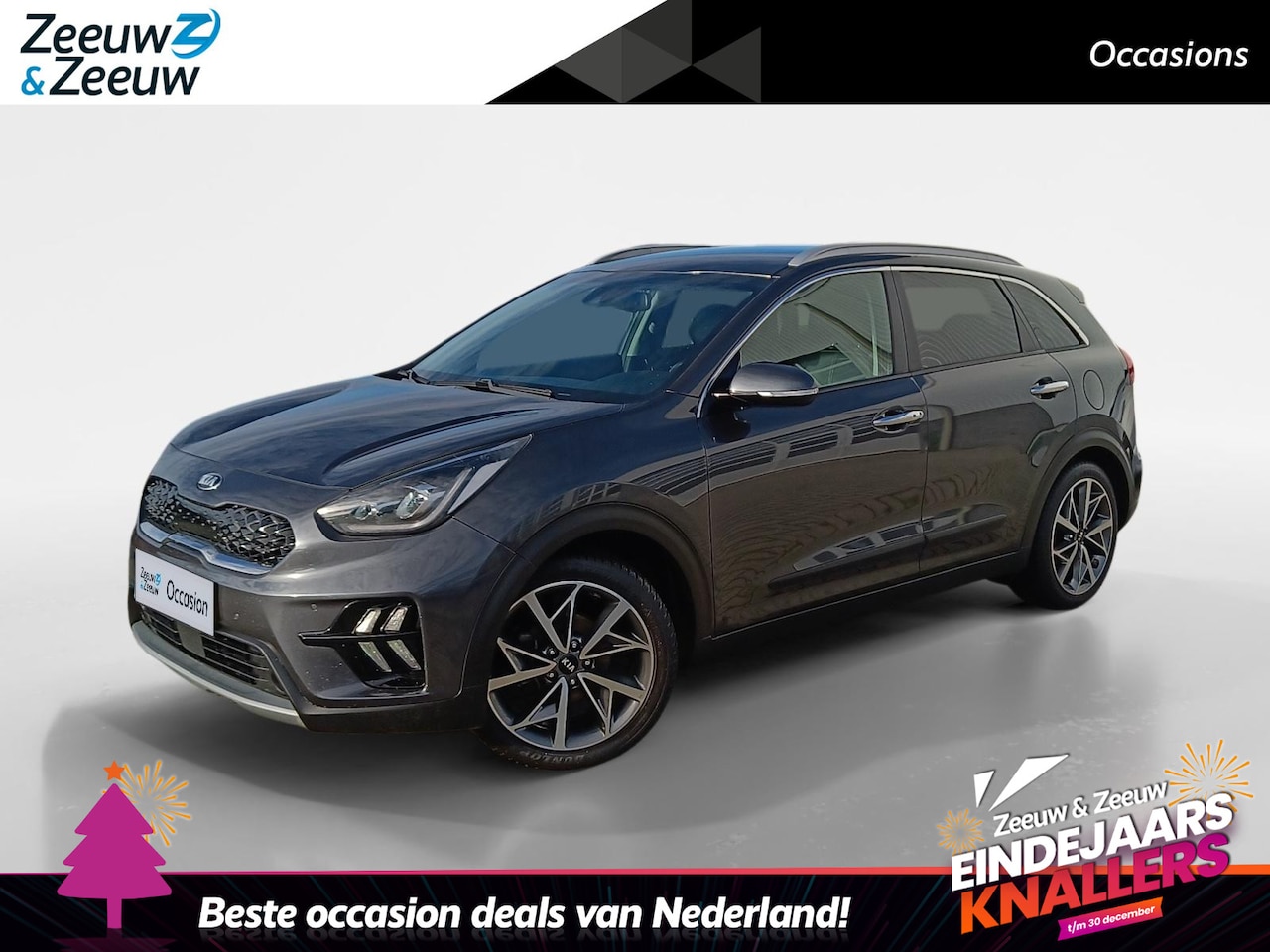 Kia Niro - 1.6 GDi Hybrid Style Edition All Season banden | 50.000KM! | Elektrische stoel | Navigatie - AutoWereld.nl