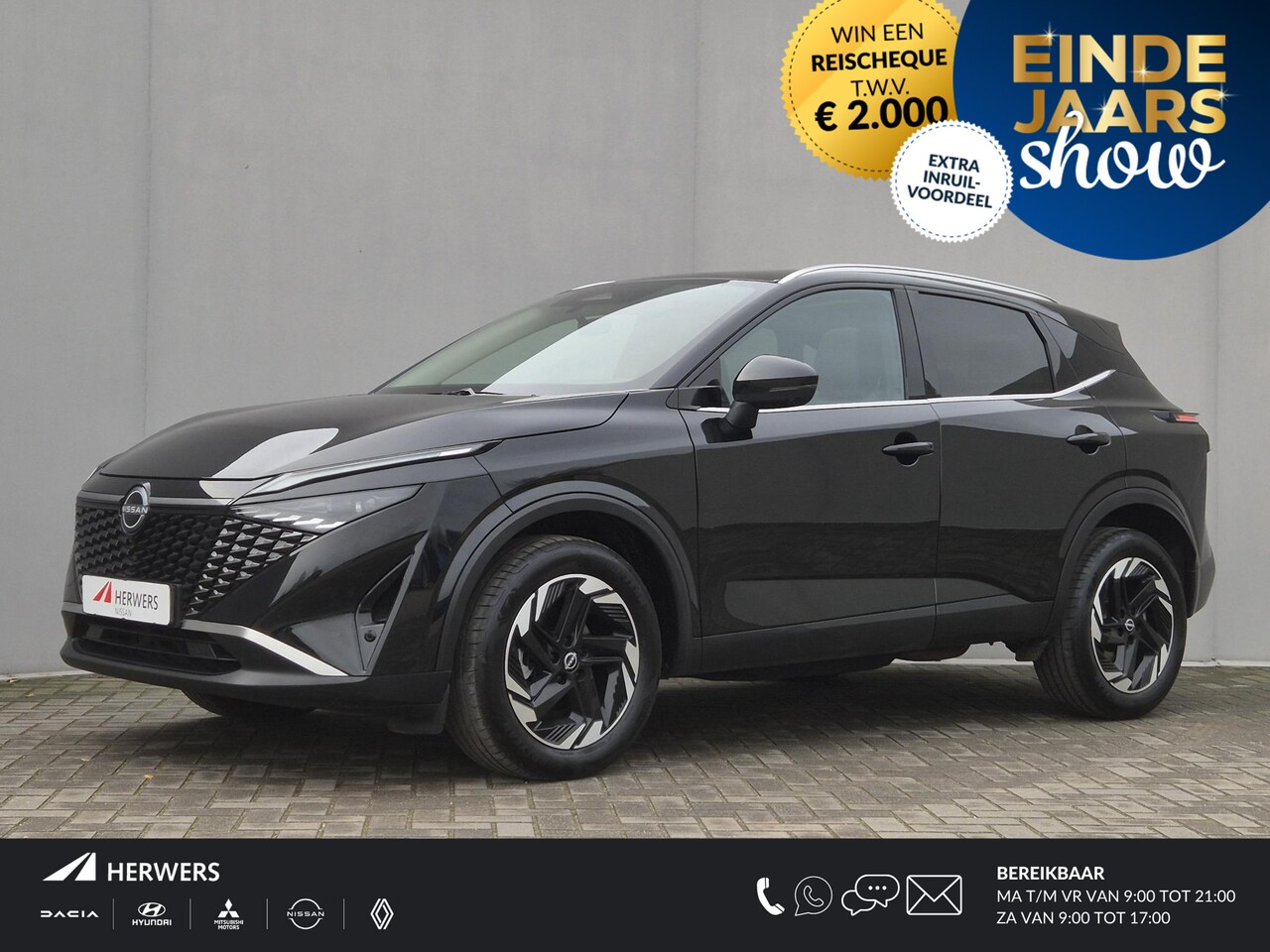 Nissan Qashqai - 1.3 MHEV Xtronic N-Connecta Automaat / Fabrieksgarantie tot 03-2028<100.000 / Facelift / P - AutoWereld.nl