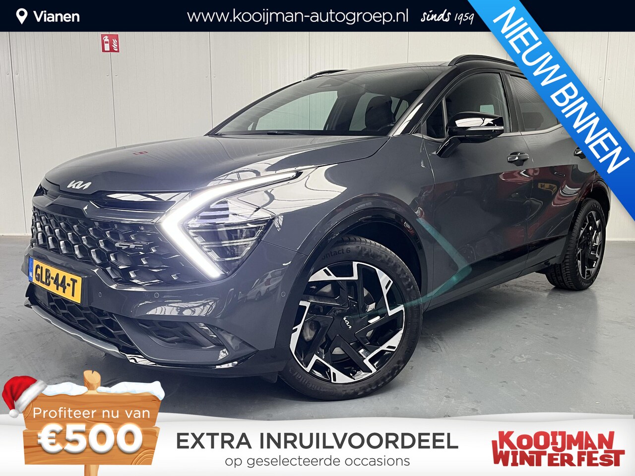 Kia Sportage - 1.6 T-GDi Hybrid GT-PlusLine 1.6 T-GDi Hybrid GT-PlusLine ,Stoelverkoeling en Verwarming, 360 Camera, Schuif en Kanteld - AutoWereld.nl