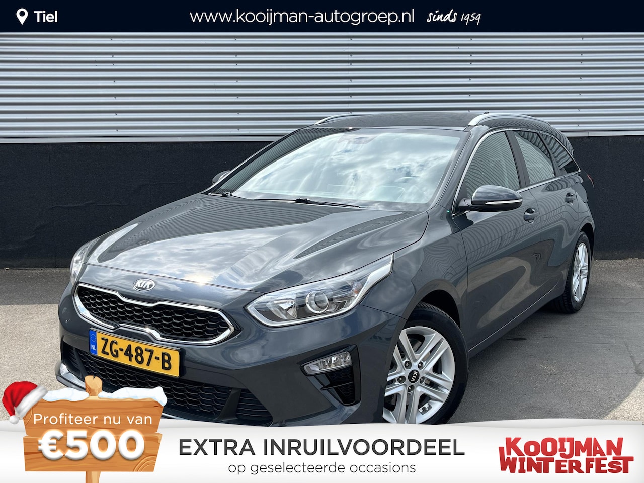 Kia Cee'd Sportswagon - Ceed 1.0 T-GDi DynamicLine Navigatie, Achteruitrijcamera, Parkeersensoren, Cruise control, - AutoWereld.nl