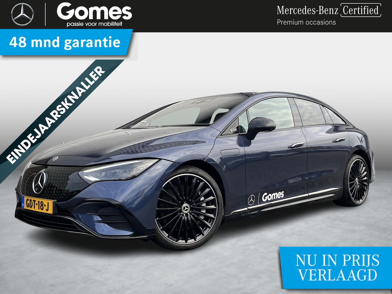 Mercedes-Benz EQE - 350 AMG Line | Night Pakket | Panoramadak | Rijassistentie Pakket Plus | AIRMATIC Luchtver - AutoWereld.nl