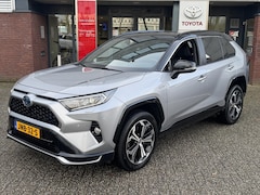 Toyota RAV4 - 2.5 Plug-in Hybrid AWD BI-TONE PLUS TREKHAAK 1500KG TREKGEW LEER STOELKOELING/VERWARMING P