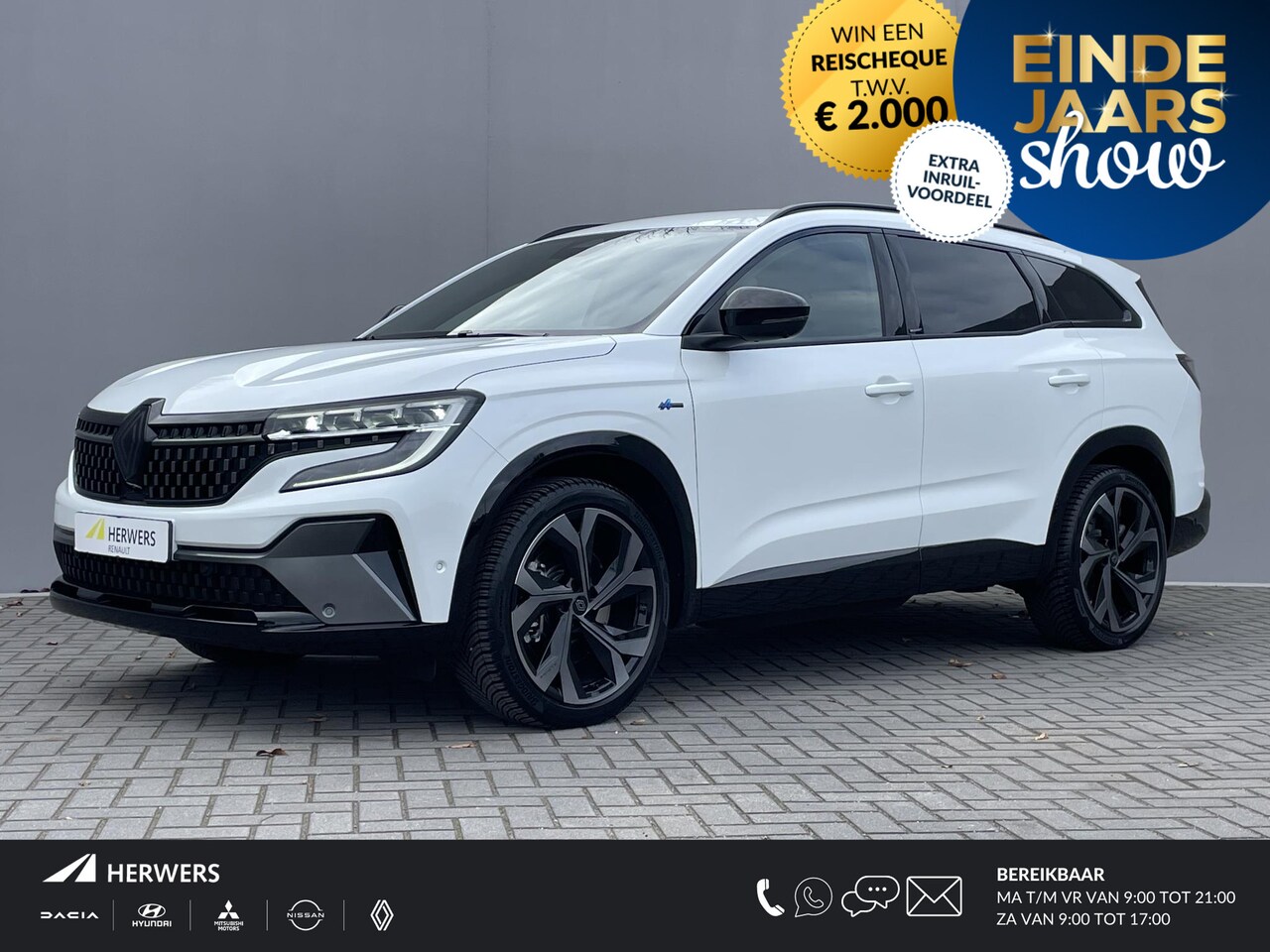 Renault Espace - E-Tech full hybrid 200 esprit Alpine 7p. / Head-up display / 360° camera / stoelverwarming - AutoWereld.nl