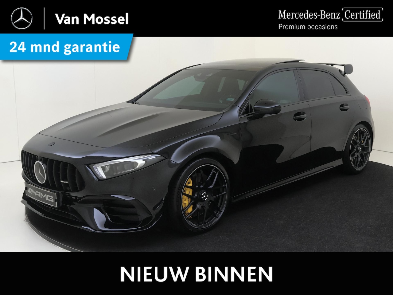 Mercedes-Benz A-klasse - AMG 45 S 4MATIC+ / Panaroma-dak / Stoelverwarming / Stoelventilatie / 360Graden-Camera / H - AutoWereld.nl
