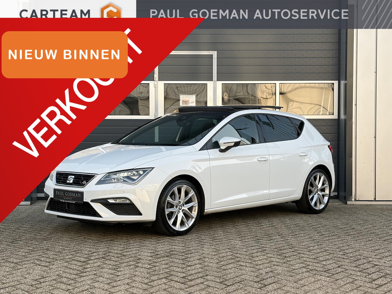 SEAT Leon - 1.4 EcoTSI FR Business Intense | Pano | Alcantara | Keyless | Seat sound | - AutoWereld.nl
