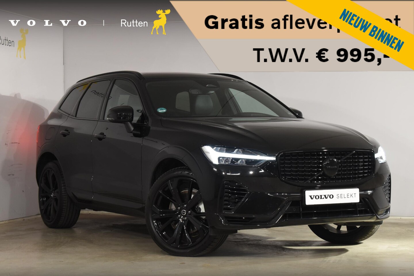 Volvo XC60 - 2.0 T6 Plug-in hybrid AWD Plus Black Edition Panoramadak | Adaptieve Cruise Control | Harm - AutoWereld.nl