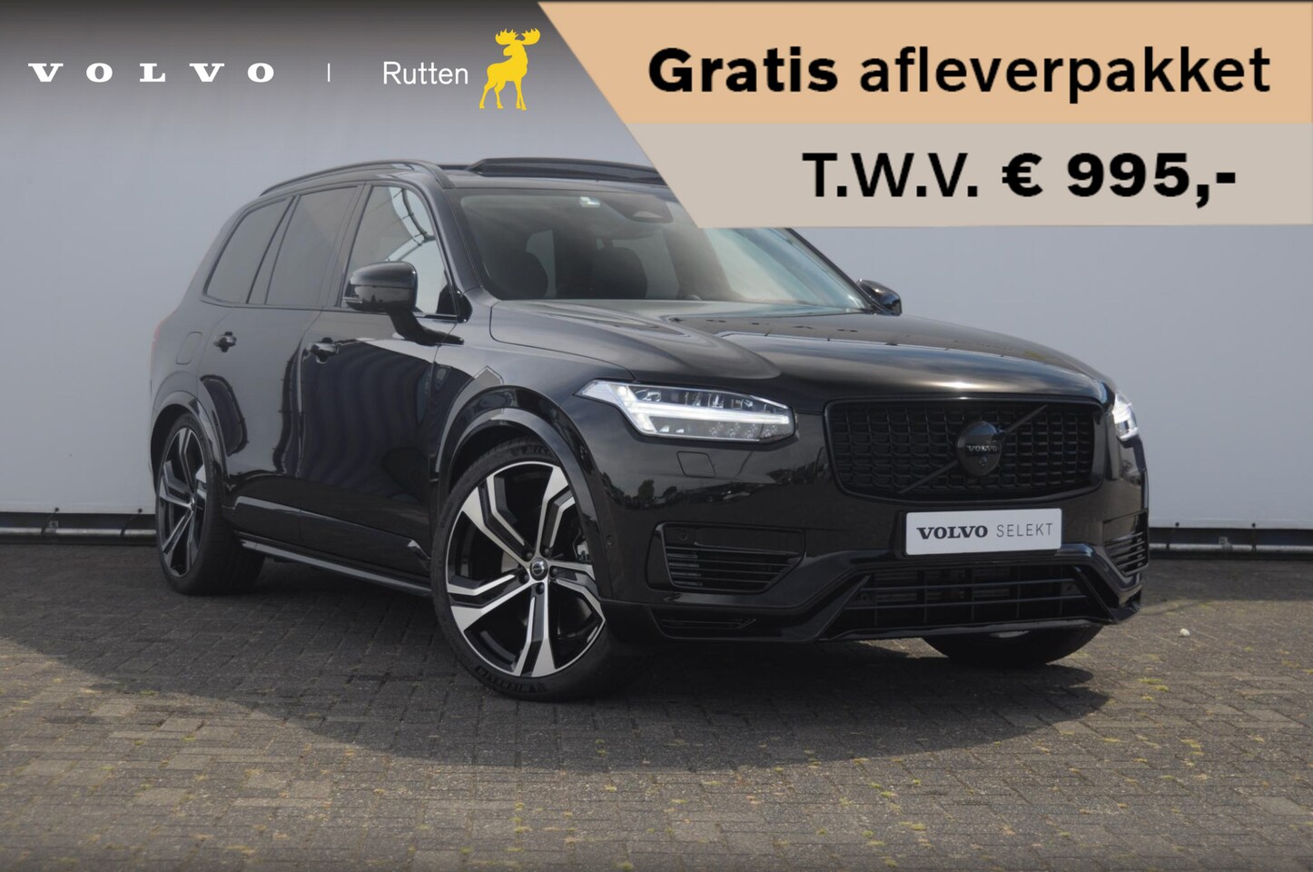 Volvo XC90 - T8 455PK Recharge AWD Ultra Dark Long range / Luchtvering / Bowers & Wilkins/ Polestar Tun - AutoWereld.nl