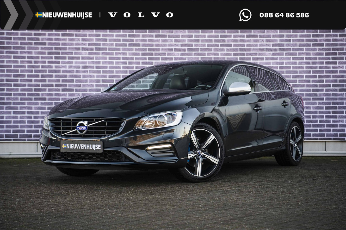 Volvo V60 - 1.5 T3 R-Design | Standkachel | Harman/Kardon | Stoelverwarming | Actieve Bochtverlichting - AutoWereld.nl