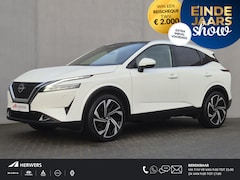Nissan Qashqai - 1.3 MHEV Xtronic Tekna Plus Automaat / Fabrieksgarantie tot 09-2026<100.000 km / Dealer on