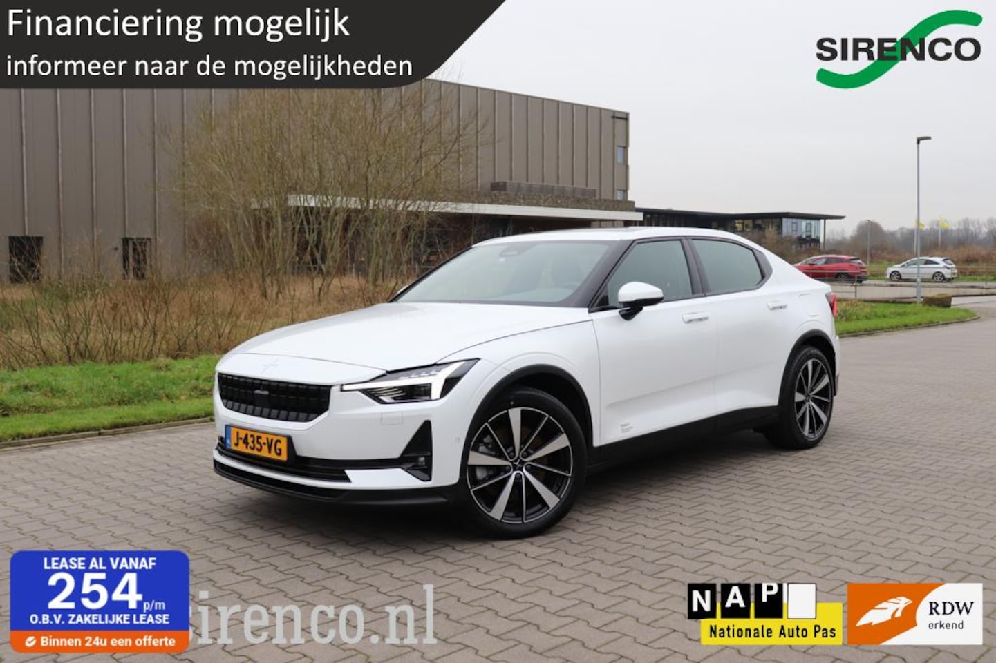 Polestar 2 - Long Range Dual Motor Launch Edition 78kWh trekhaak panodak stoel+stuurverwarming soh 91.2 - AutoWereld.nl