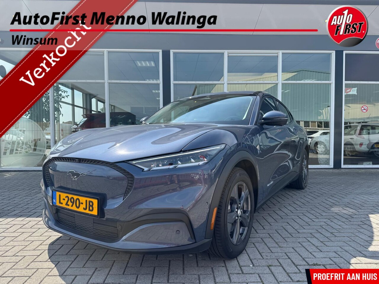 Ford Mustang Mach-E - RWD 75 kWh|SOH 93,4%|360 camera|Lederen Bekleding|B&O Audio|Trekhaak|LED|Stoel/stuurverwam - AutoWereld.nl