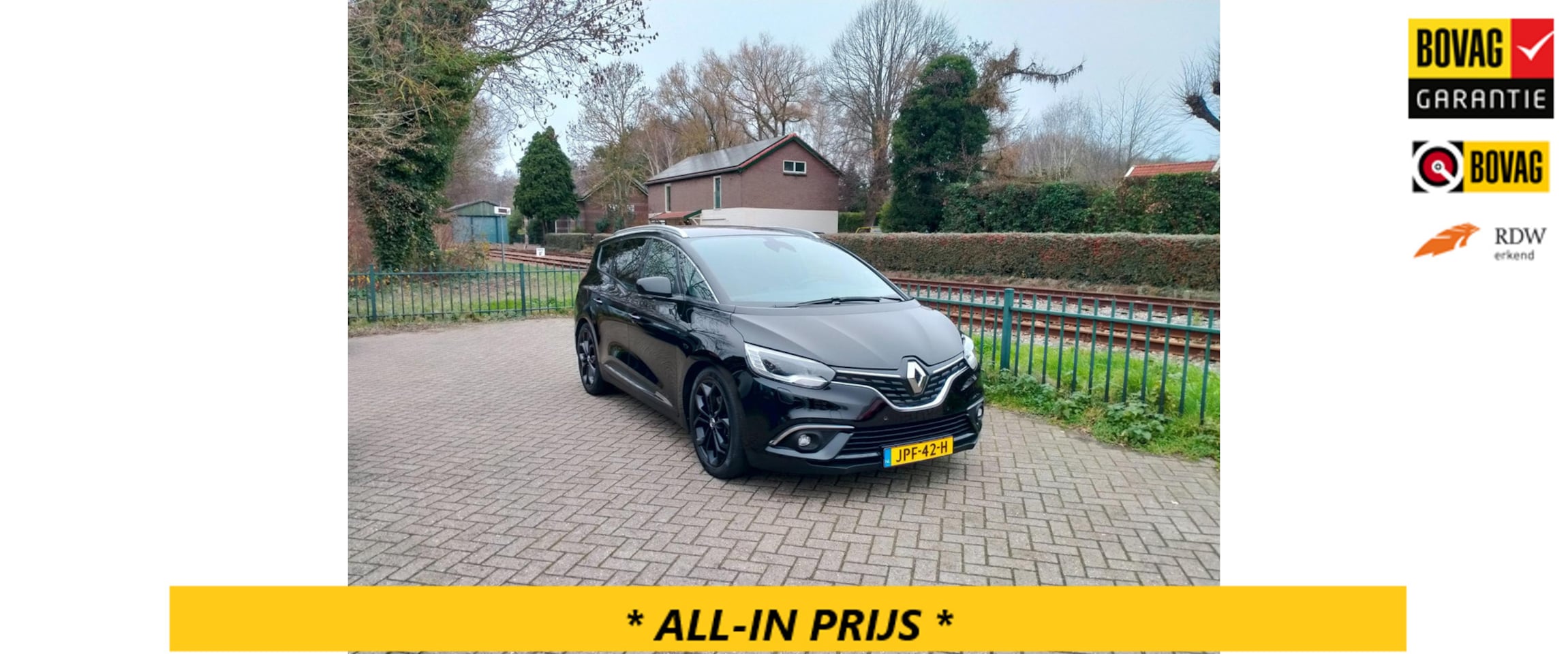 Renault Grand Scénic - 1.3 TCe Black Edition 7pers. luxe panorama dak trekhaak ALLINPRIJS - AutoWereld.nl