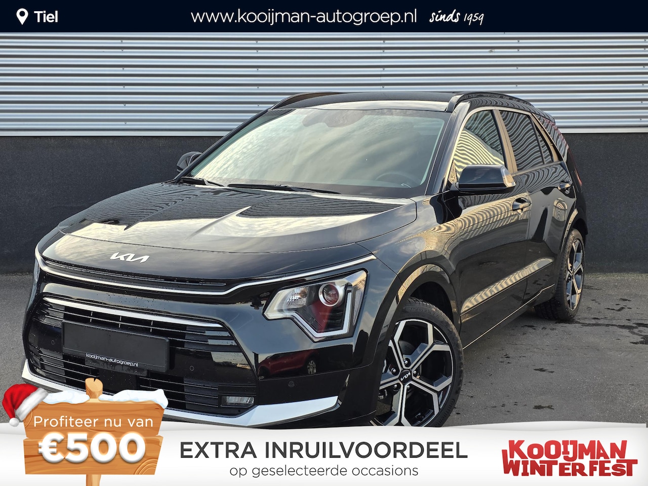 Kia Niro - 1.6 GDi Hybrid DynamicLine Navigatie, 18" LMV, Parkeersensoren voor- & achter, Privacy gla - AutoWereld.nl