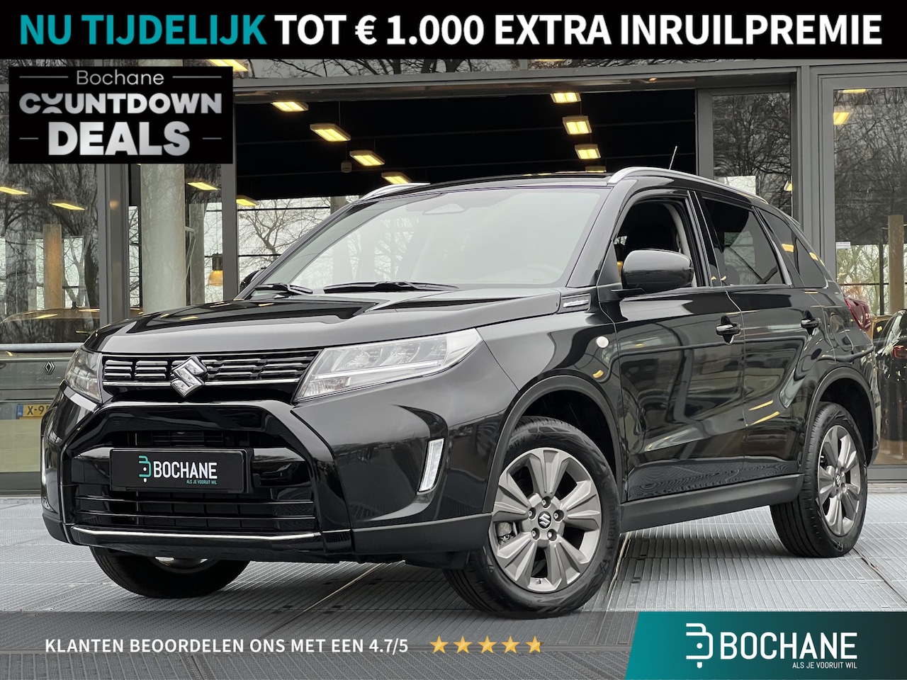 Suzuki Vitara - 1.5 Hybrid Select Automaat | Carplay | Achteruitrijcamera | Cruise Control Adaptief | Navi - AutoWereld.nl