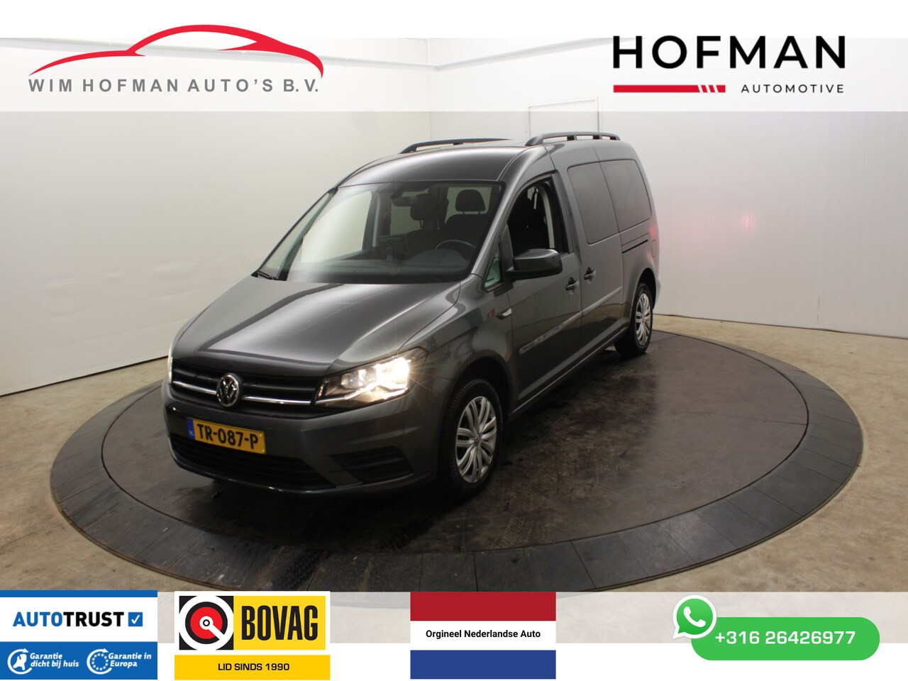 Volkswagen Caddy Maxi - 1.4 TSI 5+1 Rolstoel auto Bodem Verlaging Navi PDC Climaat Contr - AutoWereld.nl