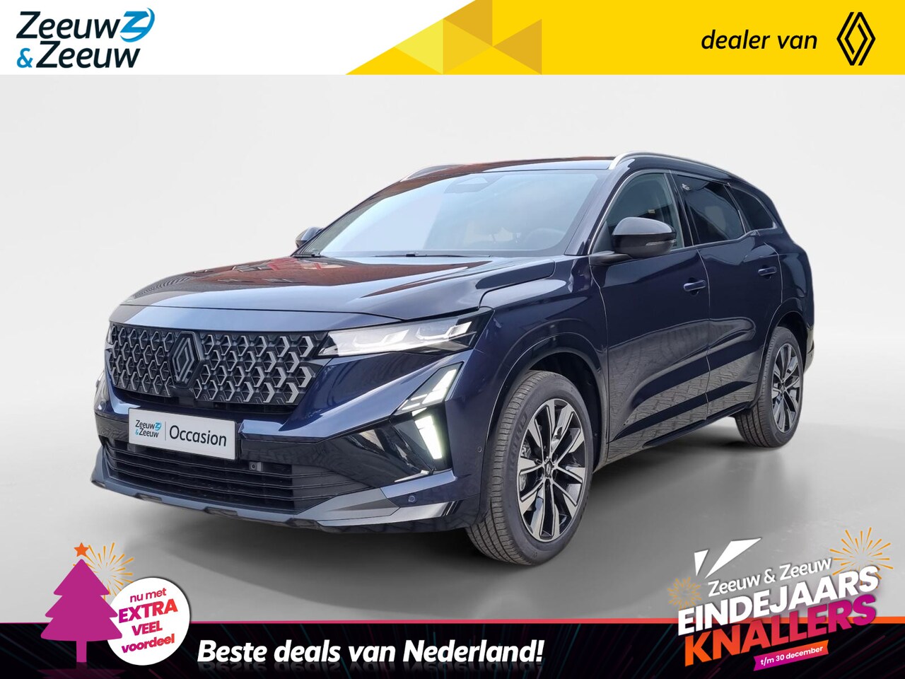 Renault Espace - E-Tech full hybrid 200 techno 7p. Nu op voorraad bij Zeeuw & Zeeuw Naaldwijk // 2.800 Eur - AutoWereld.nl