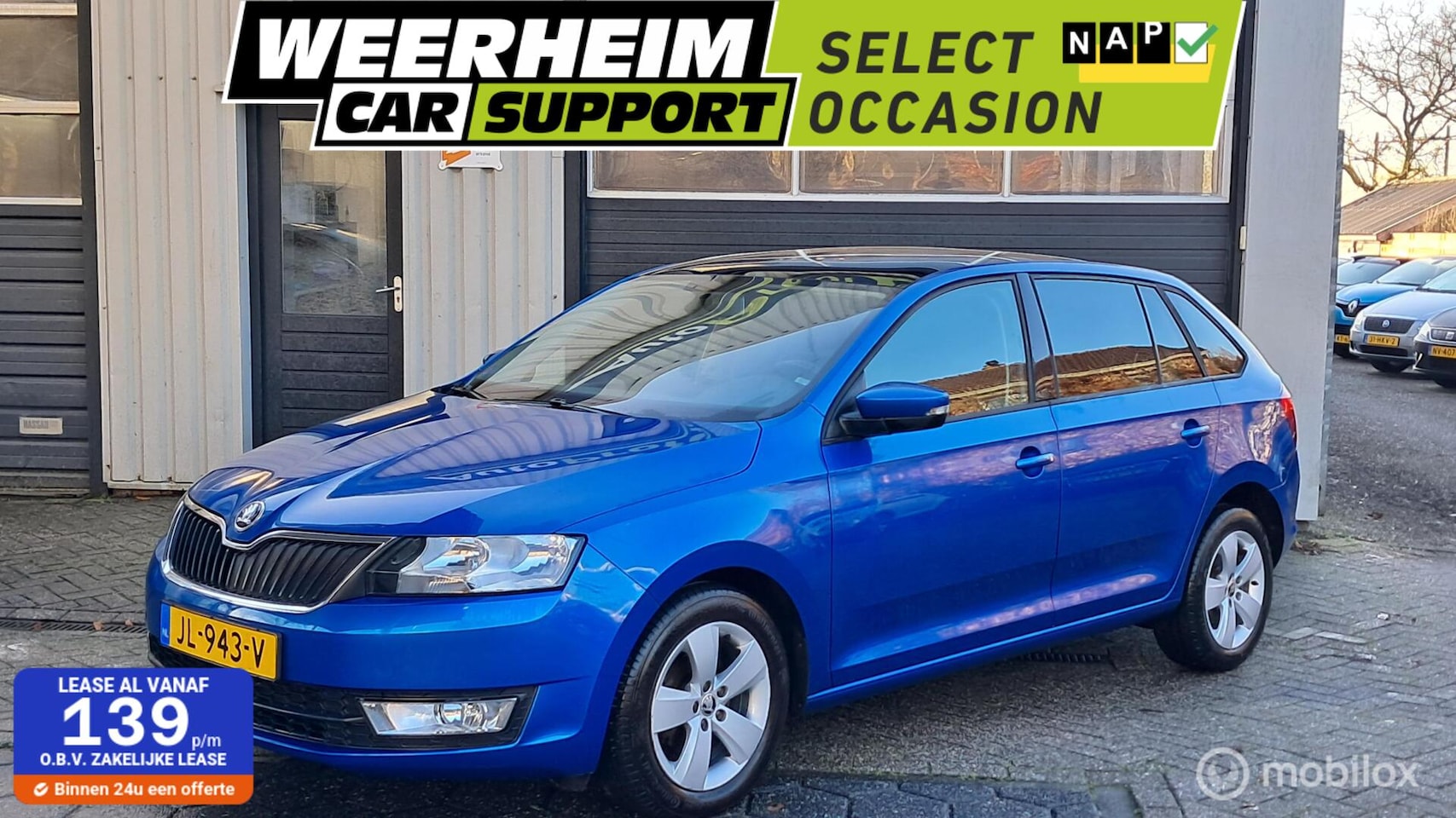 Skoda Rapid - 1.2 TSI Greentech JOY Pano|Cruise|NAV - AutoWereld.nl