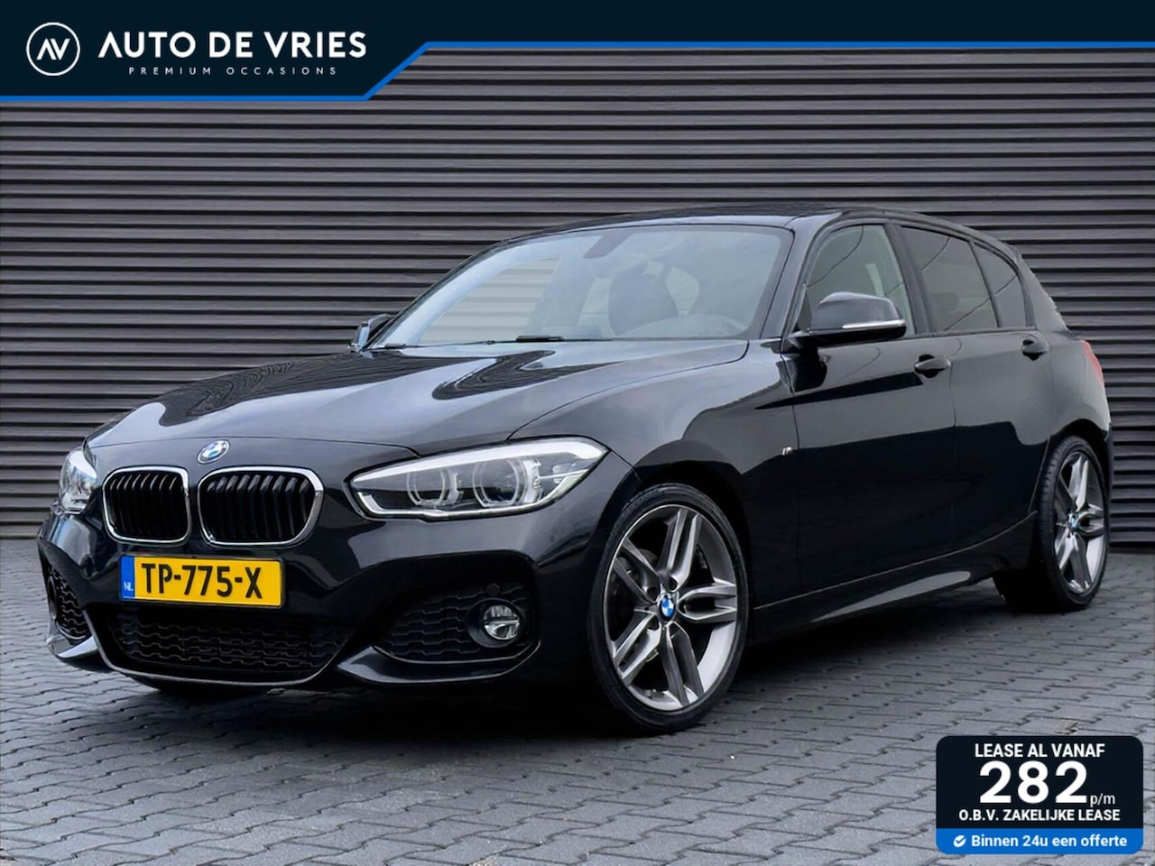 BMW 1-serie - 118i Automaat 136pk 5drs. M-Sport | Zwart leder | 18" Velgen | Full LED - AutoWereld.nl