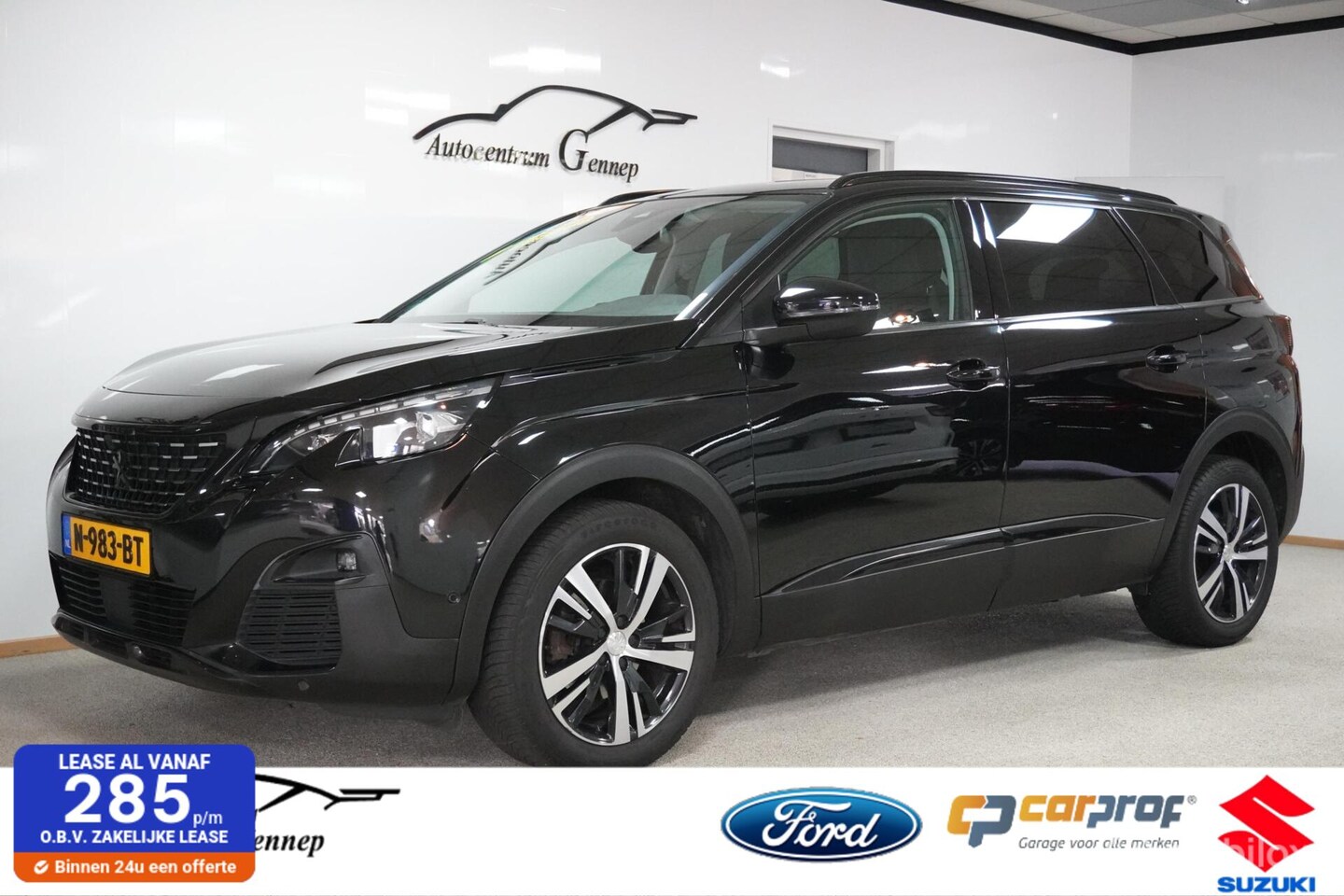 Peugeot 5008 - 1.2 PureTech GT-Line black | 7 persoons | - AutoWereld.nl