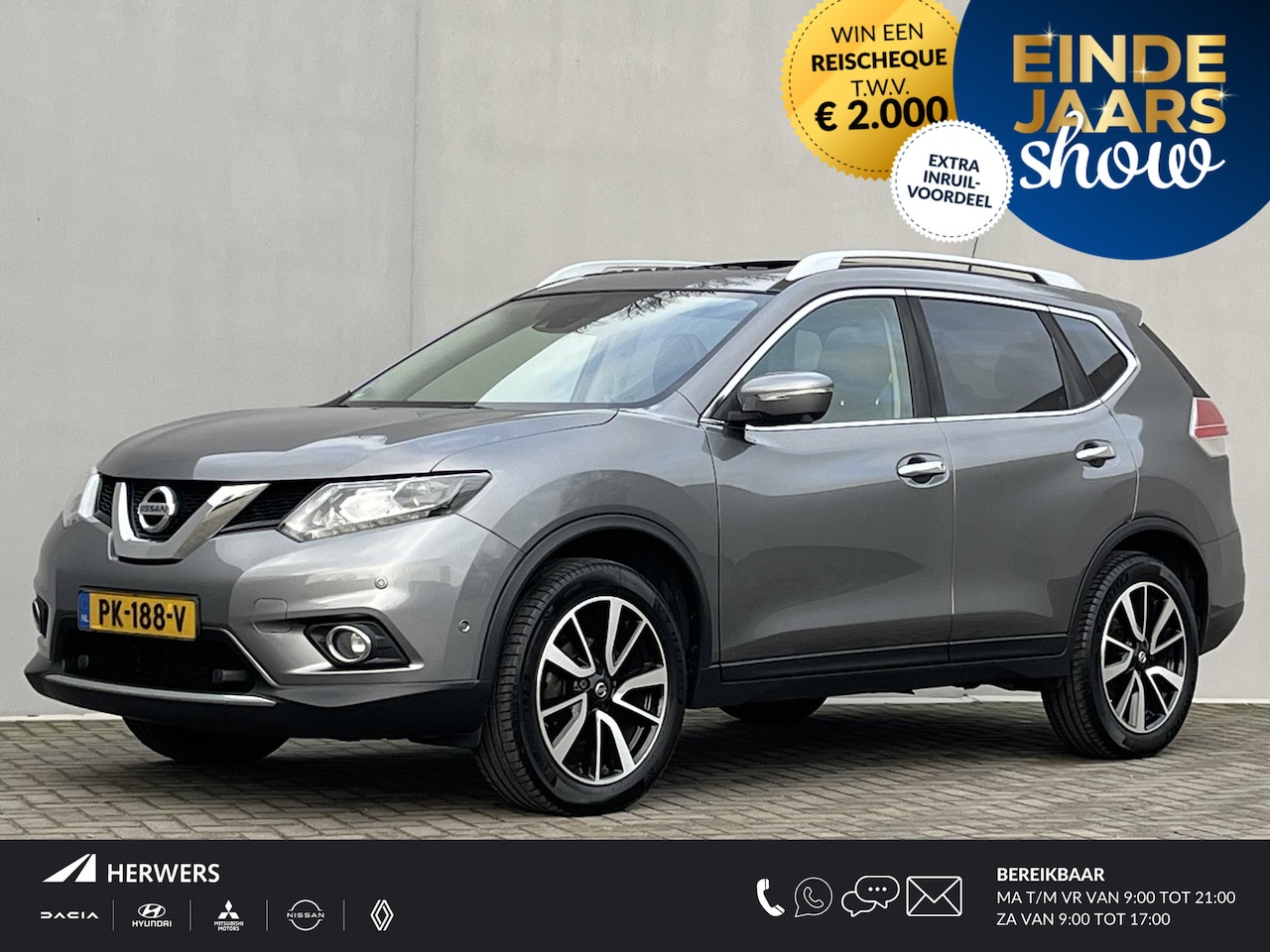 Nissan X-Trail - 1.6 DIG-T Tekna / Afneembare Trekhaak (1800kg) / Elektrisch Glazen Schuif- en Kanteldak / - AutoWereld.nl
