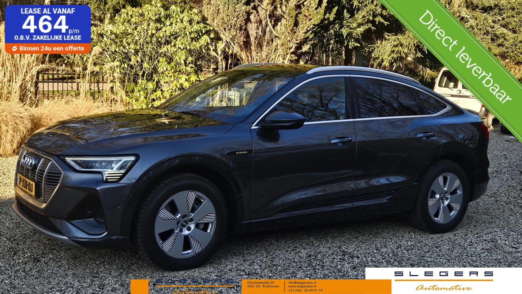 Audi e-tron Sportback - 55 quattro Business edition 95 kWh Met zomer 21 inch en Wintervelgen 19 inch - AutoWereld.nl